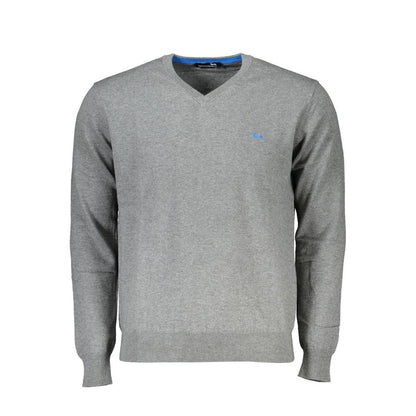 Harmont & Blaine Gray Cotton Men Sweater