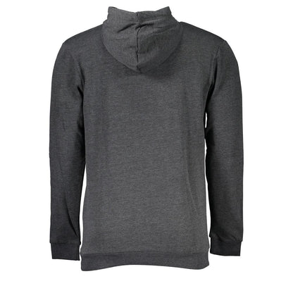 Sergio Tacchini Gray Cotton Men Sweatshirt