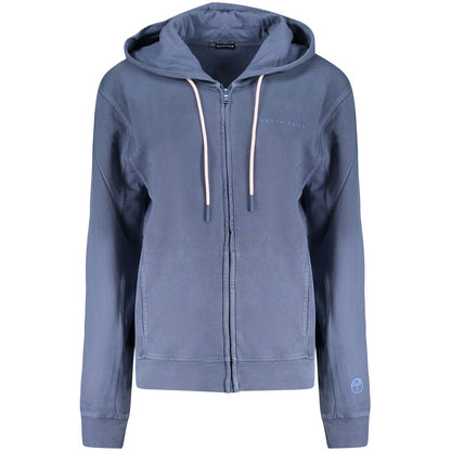 North Sails Blue Cotton Women Sweater