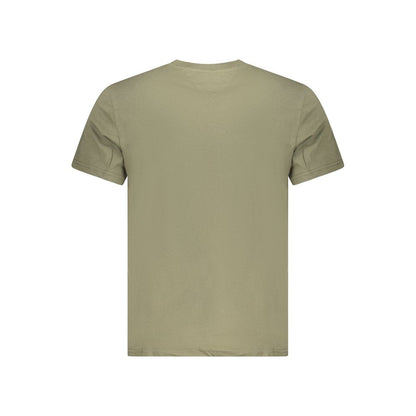 Tommy Hilfiger Green Cotton Men TShirt