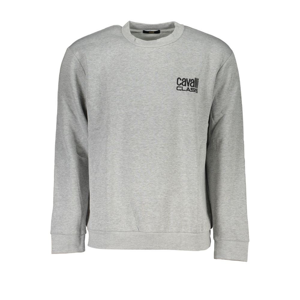 Cavalli Class Brown Cotton Men Sweater