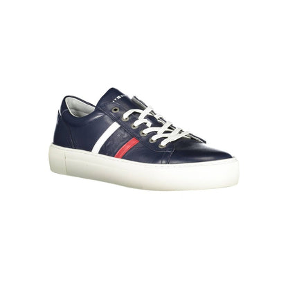 Tommy Hilfiger Blue Cotton Sneaker