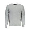 North Sails Gray Wool Men Sweater