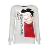 Love Moschino White Other Fibres Women Sweater
