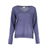 U.S. POLO ASSN. Blue Acrylic Women Sweater