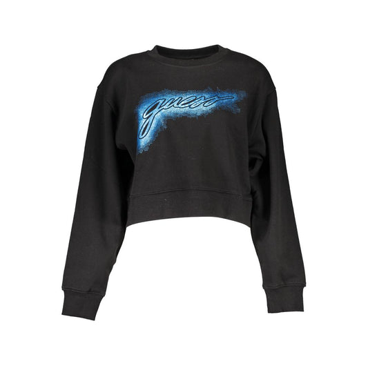 Guess Jeans Black Cotton Women Sweater