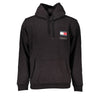 Tommy Hilfiger Black Cotton Men's Sweater Hoodie