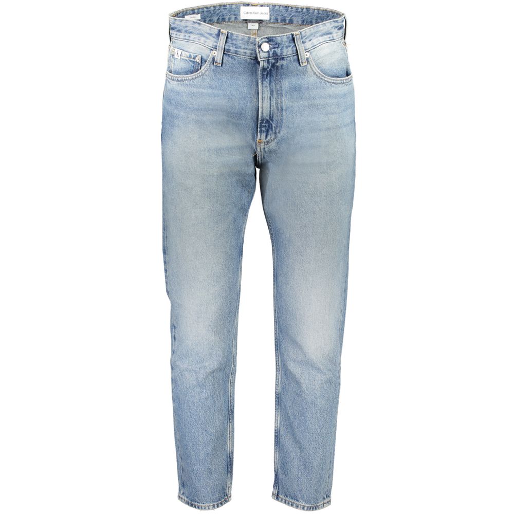 Calvin Klein Blue Cotton Men Jeans