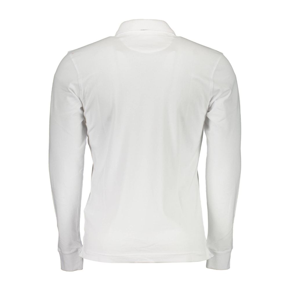 Tricou polo elegant slim fit La Martina cu detalii brodate