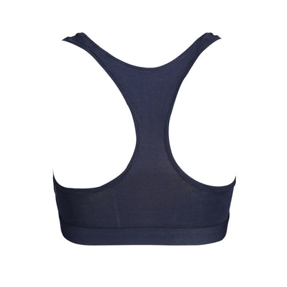 Sutien sport Tommy Hilfiger albastru din bumbac pentru femei