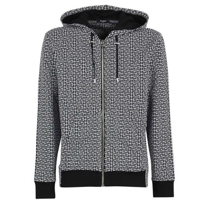 Balmain Black Cotton Men's Sweater