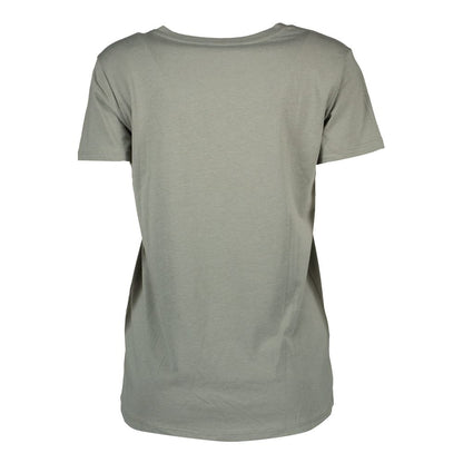 Silvian Heach Green Cotton T-Shirt