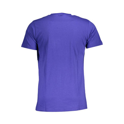 Tricou albastru din bumbac Norvegia 1963