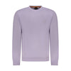 Hugo Boss Purple Cotton Men Sweater