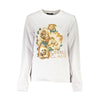 Cavalli Class White Cotton Women Sweater