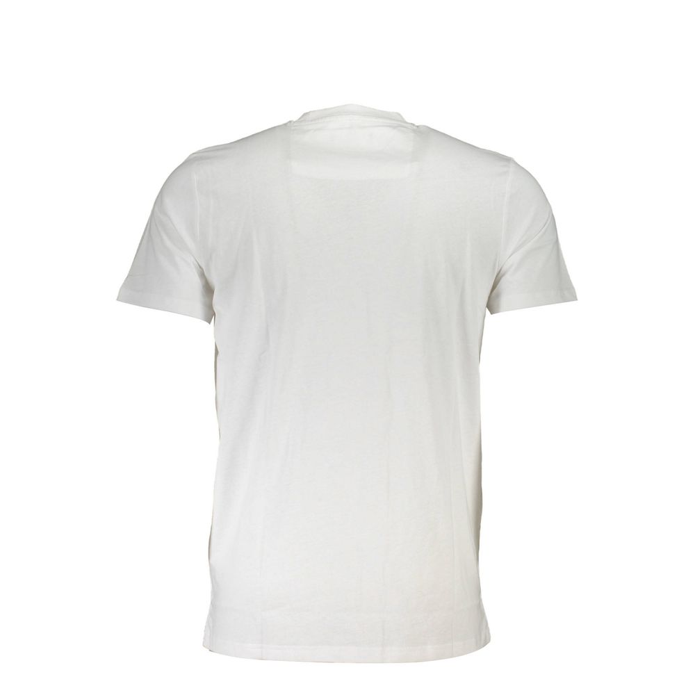Tricou Cavalli Class din bumbac alb