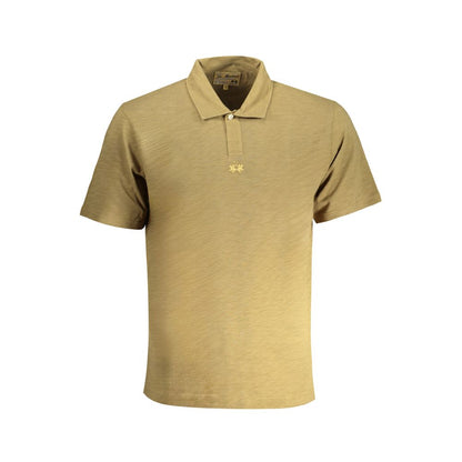 Tricou polo din bumbac verde La Martina