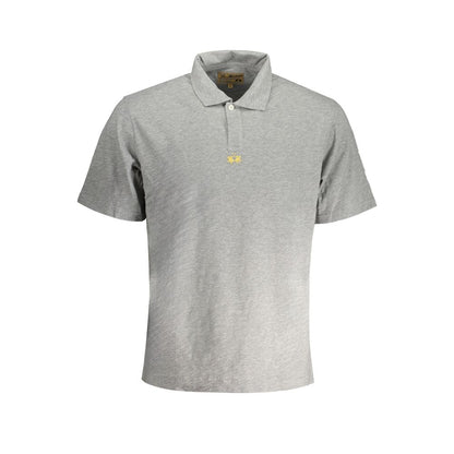 Tricou polo pentru bărbați La Martina, maro, din bumbac