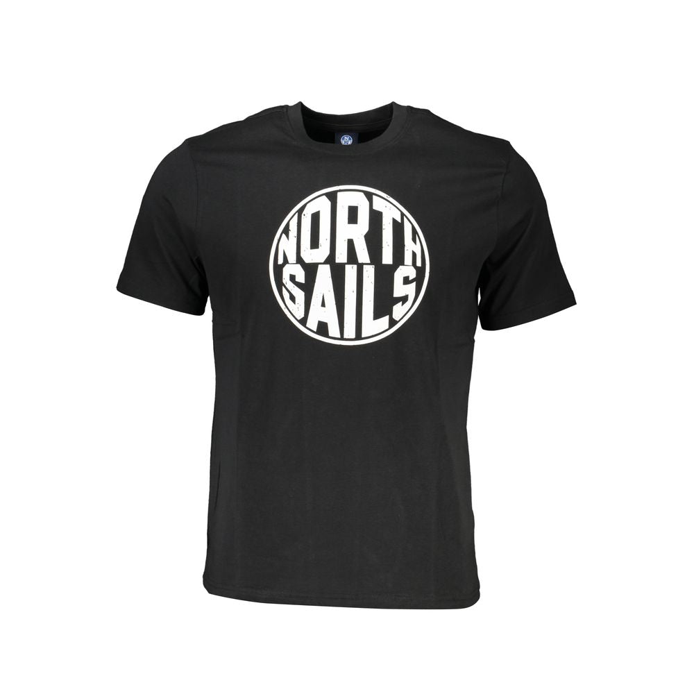Tricou North Sails negru din bumbac