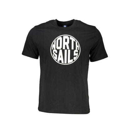 Tricou North Sails negru din bumbac