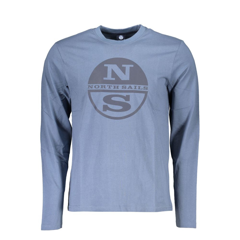 Tricou North Sails albastru din bumbac