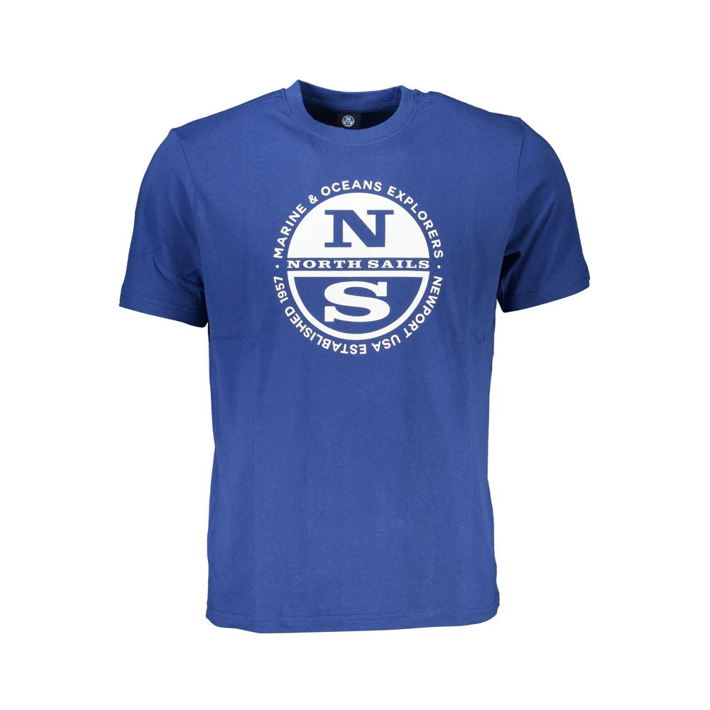 Tricou North Sails albastru din bumbac