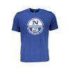 Tricou North Sails albastru din bumbac