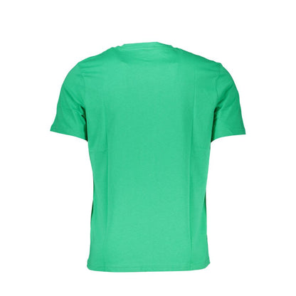 Tricou North Sails verde din bumbac