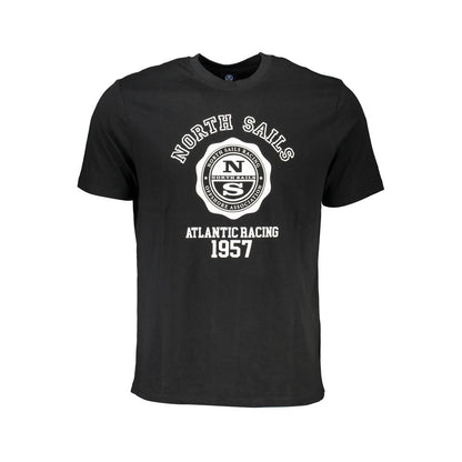 Tricou North Sails negru din bumbac