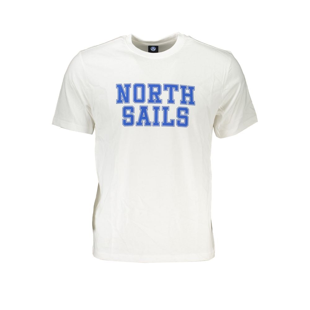 Tricou North Sails alb din bumbac