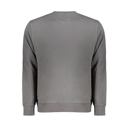 North Sails Gray Cotton Men Sweater