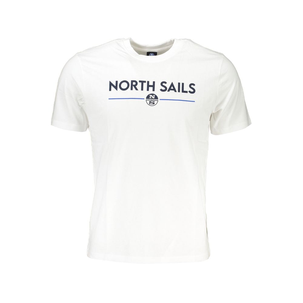 Tricou North Sails alb din bumbac