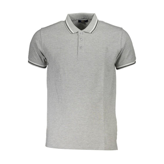 Tricou polo pentru bărbați Cavalli Class maro din bumbac