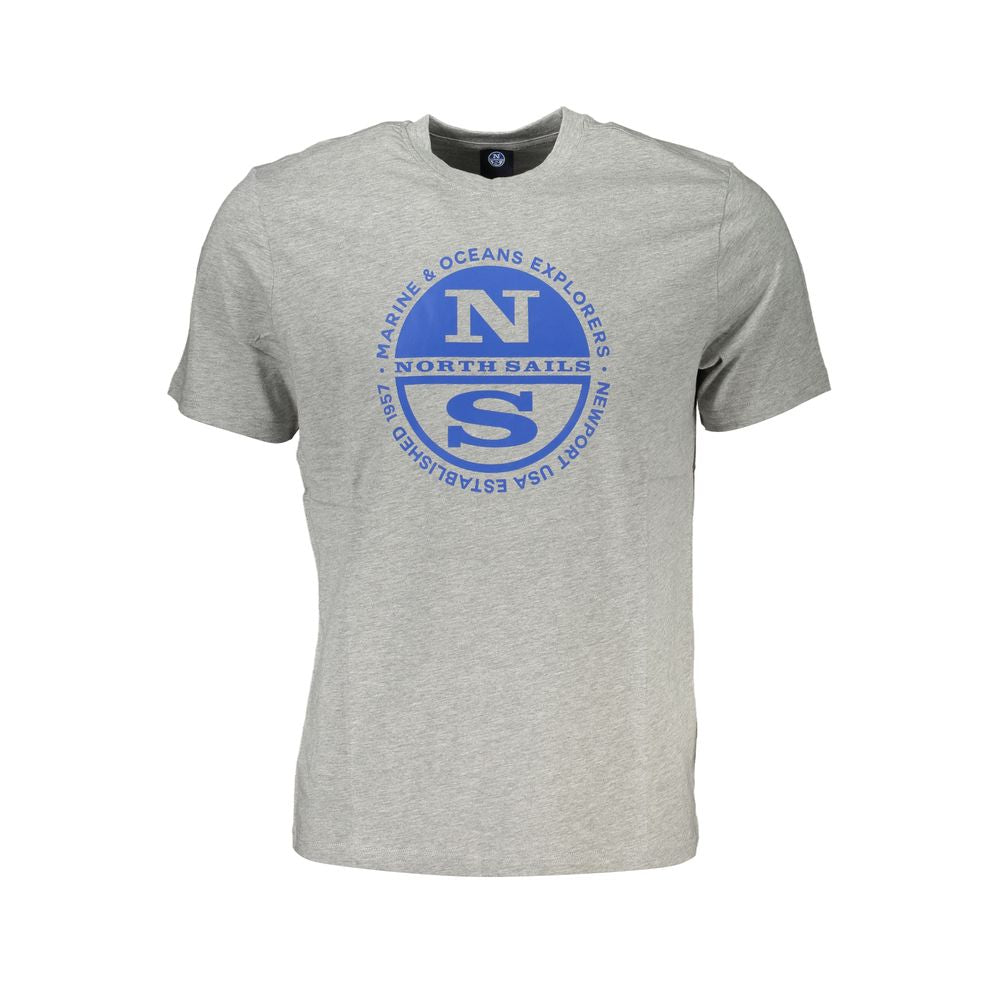 Tricou North Sails maro din bumbac pentru bărbați