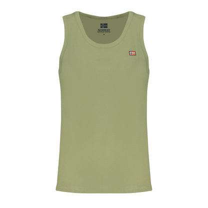 Norway 1963 Green Cotton Men Shirt