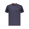 Napapijri Blue Organic Cotton Men T-Shirt