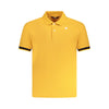 Tricou polo portocaliu din bumbac K-WAY