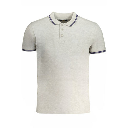 Tricou polo pentru bărbați Cavalli Class maro din bumbac