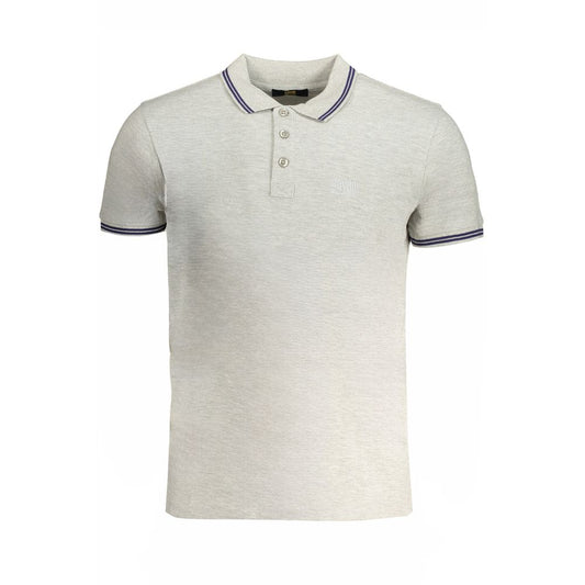 Tricou polo pentru bărbați Cavalli Class maro din bumbac