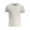Tricou polo pentru bărbați Cavalli Class maro din bumbac