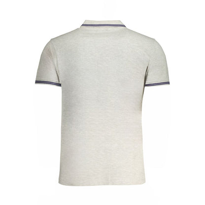 Tricou polo pentru bărbați Cavalli Class maro din bumbac