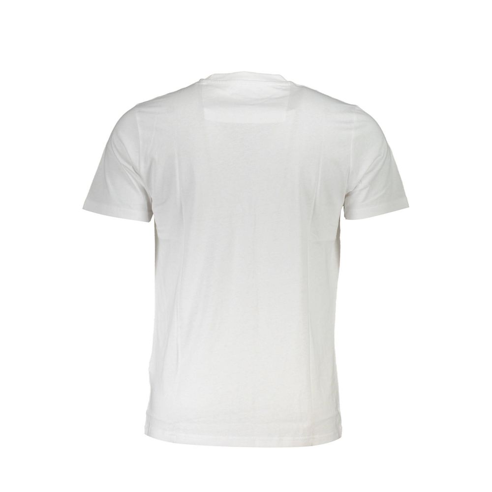 Tricou Cavalli Class din bumbac alb