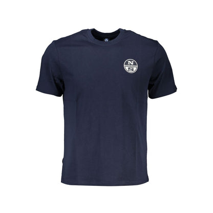 Tricou North Sails albastru din bumbac