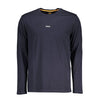 Hugo Boss Blue Cotton Men T-Shirt