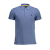 Tricou polo Timberland albastru din bumbac pentru bărbați