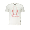 Tricou Cavalli Class din bumbac alb
