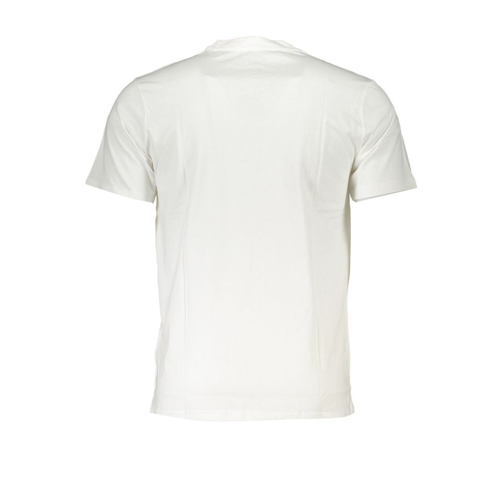 Tricou Cavalli Class din bumbac alb