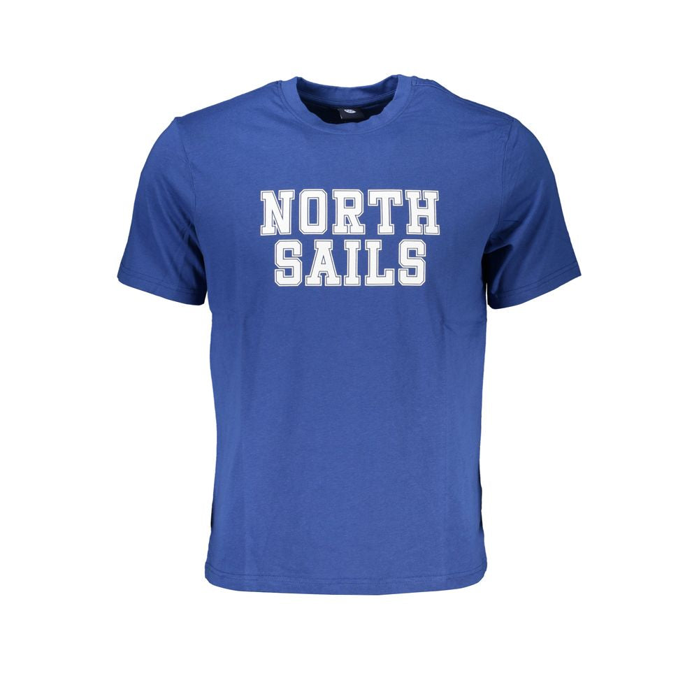 Tricou North Sails albastru din bumbac