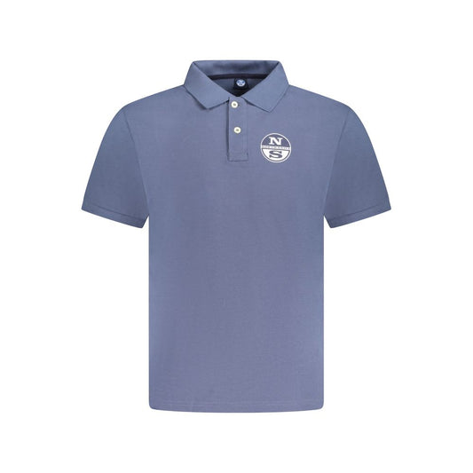 Tricou polo North Sails albastru din bumbac pentru bărbați