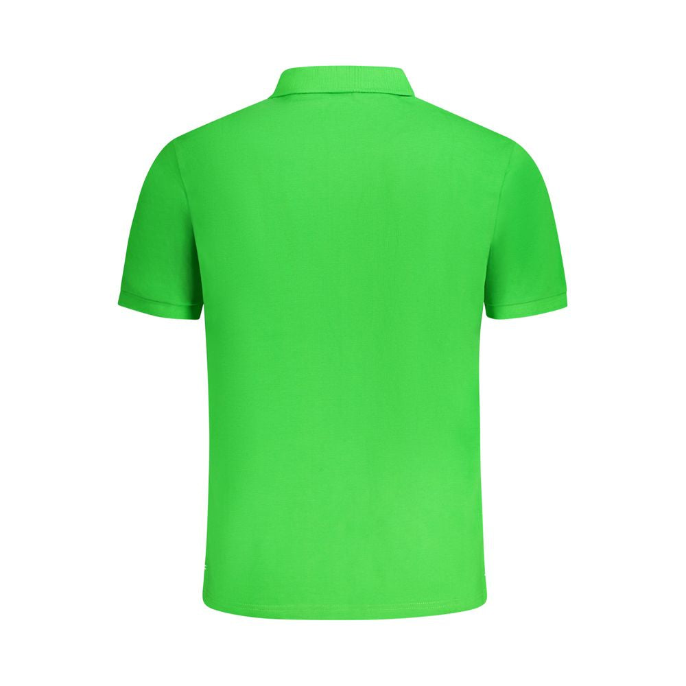 Tricou polo North Sails verde din bumbac pentru bărbați